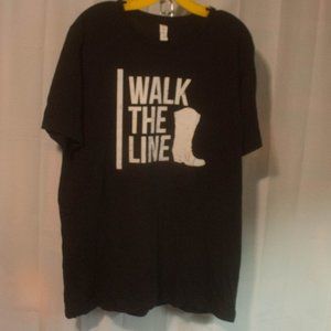 Ruby's Rubbish I Walk the Line T-Shirt Size Extra Large